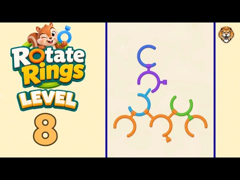 Rotate Rings Level 8 Walkthrough
