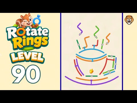 Rotate Rings Level 90 Walkthrough