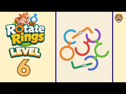 Rotate Rings Level 6 Walkthrough