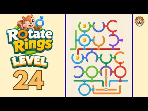 Rotate Rings Level 24 Walkthrough