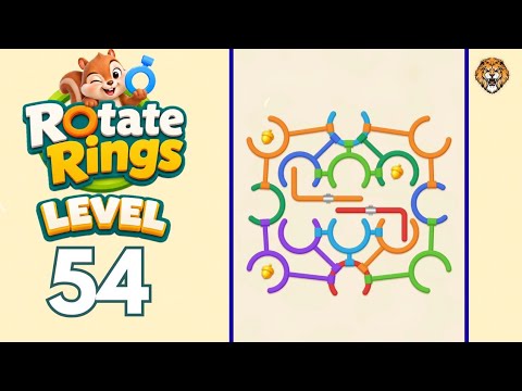 Rotate Rings Level 54 Walkthrough