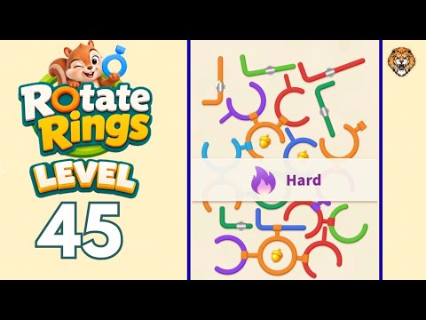 Rotate Rings Level 45 Walkthrough
