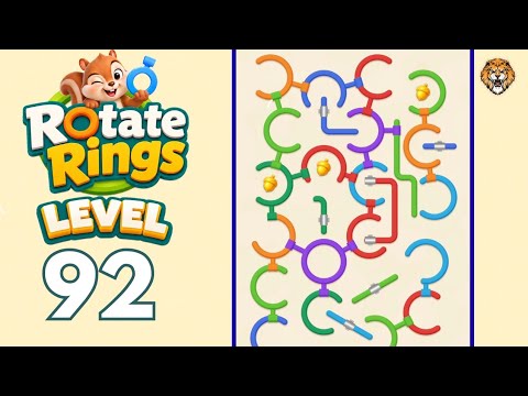 Rotate Rings Level 92 Walkthrough