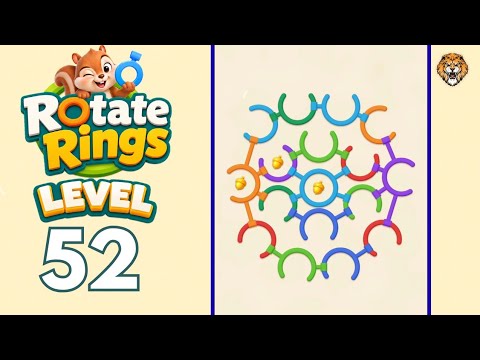 Rotate Rings Level 52 Walkthrough