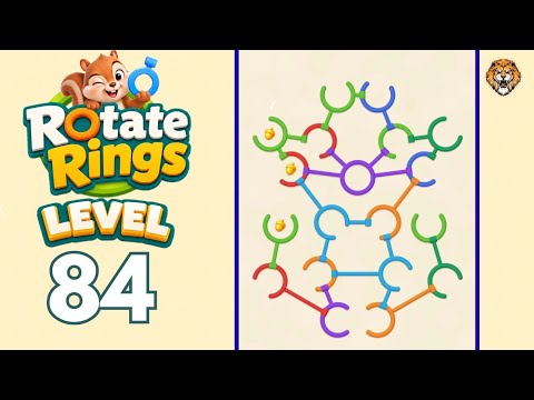 Rotate Rings Level 84 Walkthrough