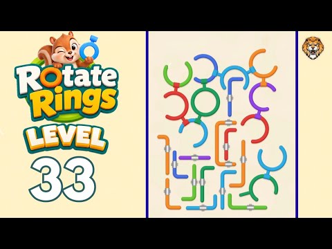 Rotate Rings Level 33 Walkthrough
