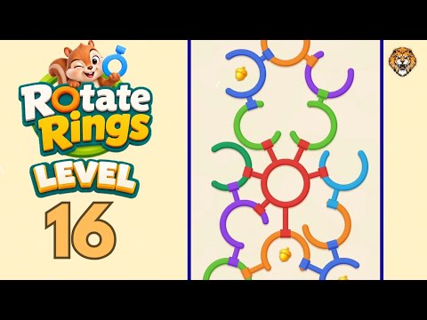 Rotate Rings Level 16 Walkthrough