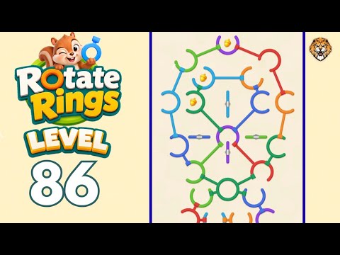 Rotate Rings Level 86 Walkthrough