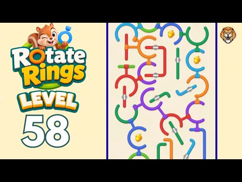 Rotate Rings Level 58 Walkthrough